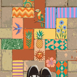Illustrated Paving Stones finished artwork