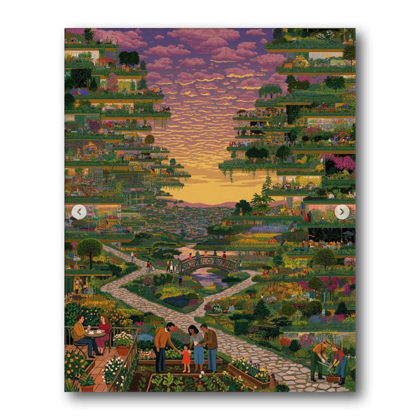 Vertical Garden City Paint by Numbers Kit – Creative Vibes Dubai