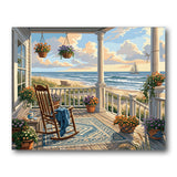 Beach House Porch Paint by Numbers Kit