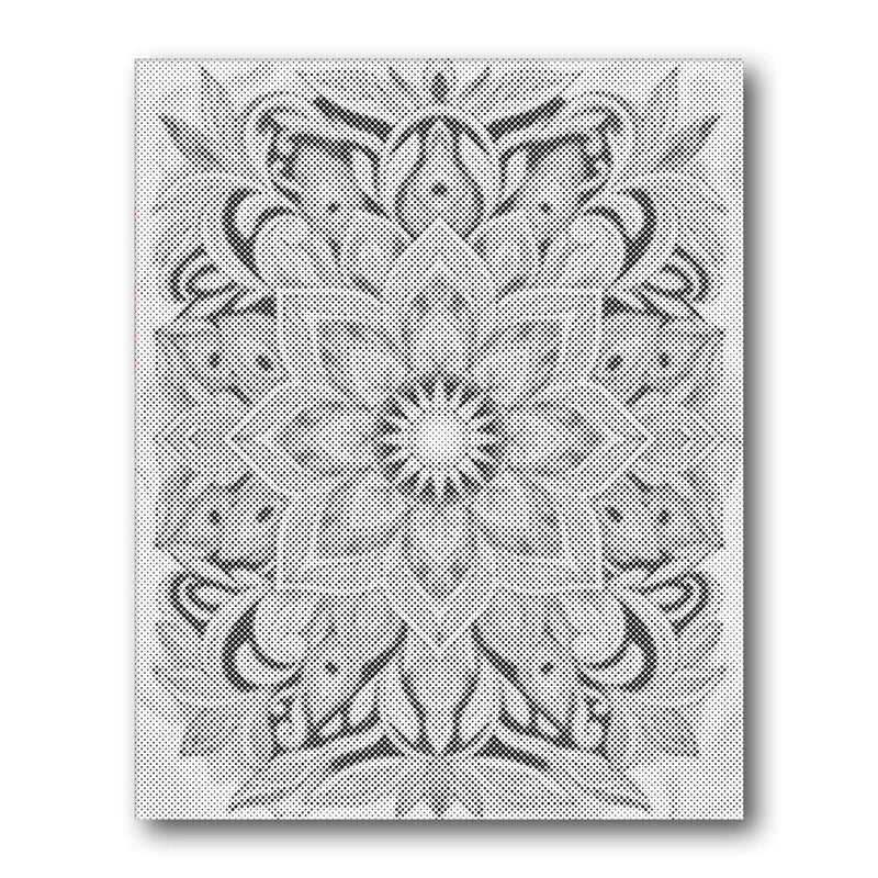 Symmetrical Mandala Pattern Dot Painting Kit finished canvas from Creative Vibes