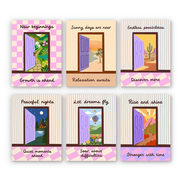 Open Door Landscapes Mini Paint by Numbers Set – Creative Vibes Dubai