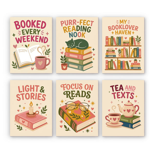 Literary Themed Posters Mini Paint by Numbers Set
