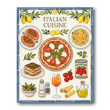 Italian Cuisine Illustration Paint by Numbers Kit