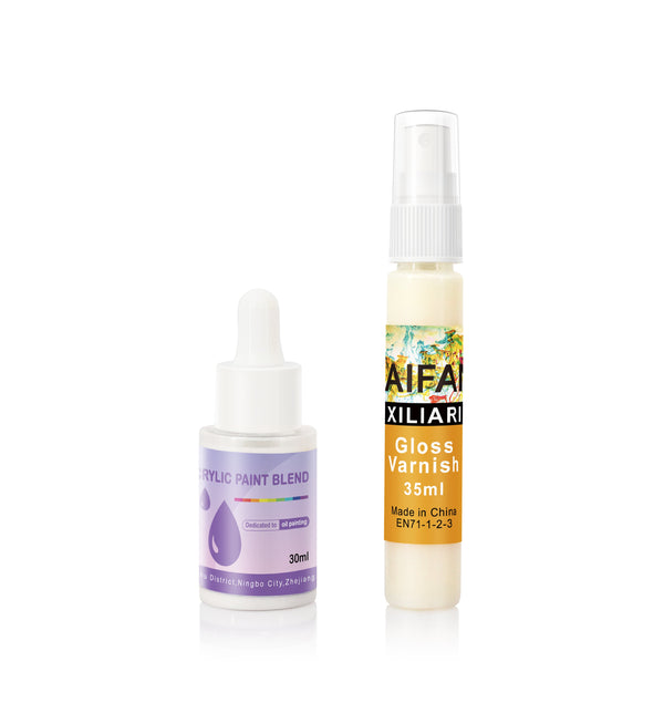 Acrylic paint mixer and paint protector
