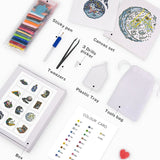 Astronaut Diamond Painting Kit detail
