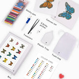 Butterfly No.2 Diamond Painting Kit detail