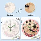 Dog silent wall clock paint-by-numbers — Creative Vibes Dubai (view 3)