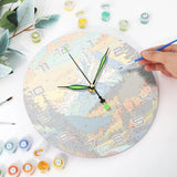 Snow Mountain Forest Wall Clock hanging