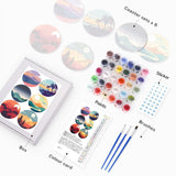 Sunset views coasters horizon design