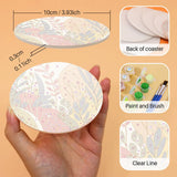 Botanical leaves coasters full collection view