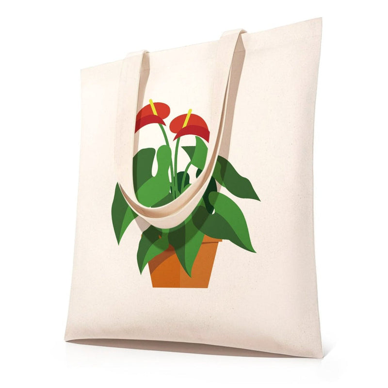 DIY Painting Bag No.10 botanical — paint your own cotton tote