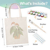DIY Painting Bag No.10 paint your own tote detail view