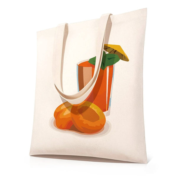 DIY Painting Bag No.12 citrus drink — paint your own cotton tote – Creative Vibes Dubai