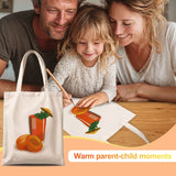 DIY Painting Bag No.12 paint your own tote worn on shoulder