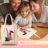 DIY Painting Bag No.13 paint your own tote worn on shoulder