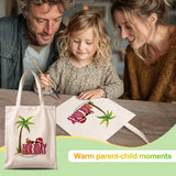 DIY Painting Bag No.14 paint your own tote worn on shoulder