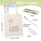 DIY Painting Bag No.14 paint your own tote detail view