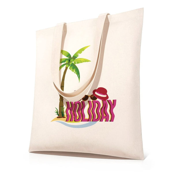 DIY Painting Bag No.14 tropical beach — paint your own cotton tote – Creative Vibes Dubai