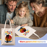 DIY Painting Bag No.15 paint your own tote worn on shoulder