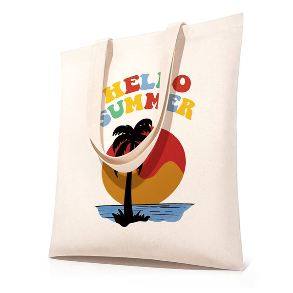 DIY Painting Bag No.15 summer sunset — paint your own cotton tote – Creative Vibes Dubai