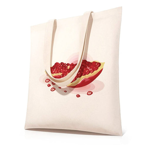 diy painting bag tote no.18 - pomegranate design