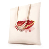 diy painting bag tote no.18 - pomegranate design