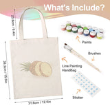 diy painting bag tote no.19 - finished detail