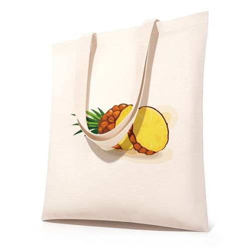 diy painting bag tote no.19 - orange drink design