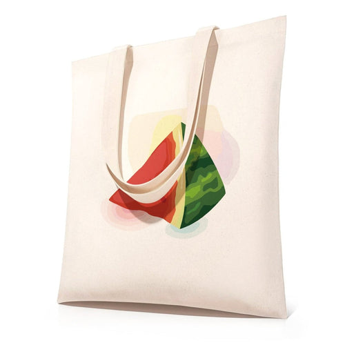 diy painting bag tote no.20 - watermelon design
