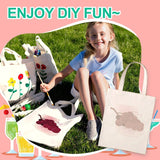 DIY Paint Your Own Tote Bag No.21 - detail