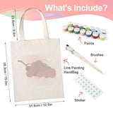 DIY Paint Your Own Tote Bag No.21 - detail