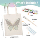 DIY Paint Your Own Tote Bag No.23 - detail