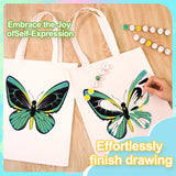 DIY Paint Your Own Tote Bag No.23 - detail