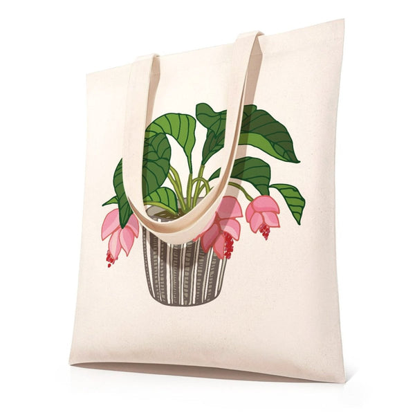 DIY Painting Bag No.24 abstract — paint your own cotton tote