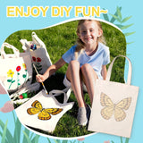 DIY Paint Your Own Tote Bag No.5 - detail