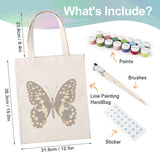 DIY Painting Bag No.8 paint your own tote detail view