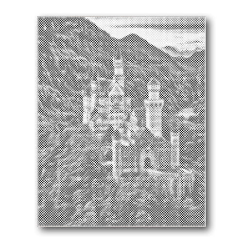 Neuschwanstein Castle Germany dot painting kit