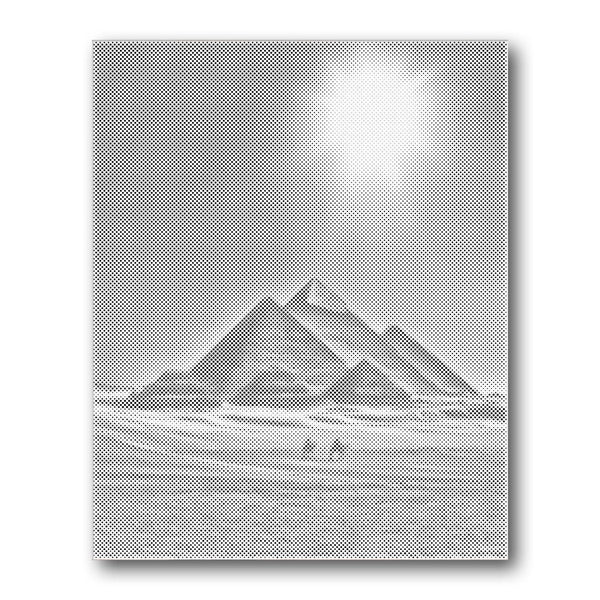 Giza Pyramids Desert Sun dot painting kit – Creative Vibes Dubai