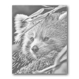 Red Panda Profile dot painting kit