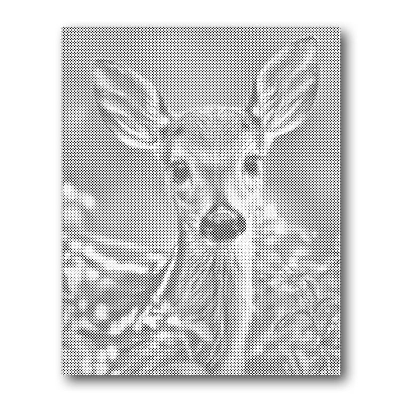 Fawn Deer Dot Painting Kit finished canvas from Creative Vibes