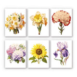 Elegant Florals mini paint by numbers kit — Creative Vibes Dubai UAE