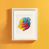 Flowers No.2 Diamond Painting Kit detail