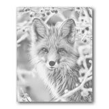 Fox Portrait Dot Painting Kit finished canvas from Creative Vibes