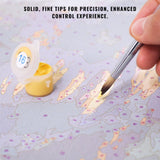 Acrylic paints and brushes included