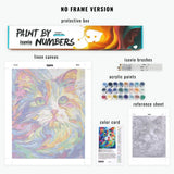 Black War Horse paint by numbers kit — Creative Vibes Dubai (detail 4)