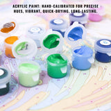 Paint by numbers kit — step-by-step painting guide — Creative Vibes Dubai