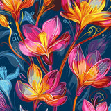 Vivid Tulips Close Up painting view