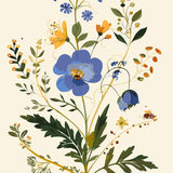 Yellow Berries Botanical painting view