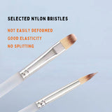 Pro paint brush set nylon bristles with good elasticity