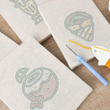 Mini punch needle kit 4pcs finished artwork